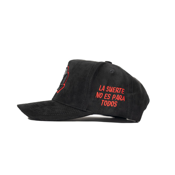 Suerte Hat Gamusa Black/Red