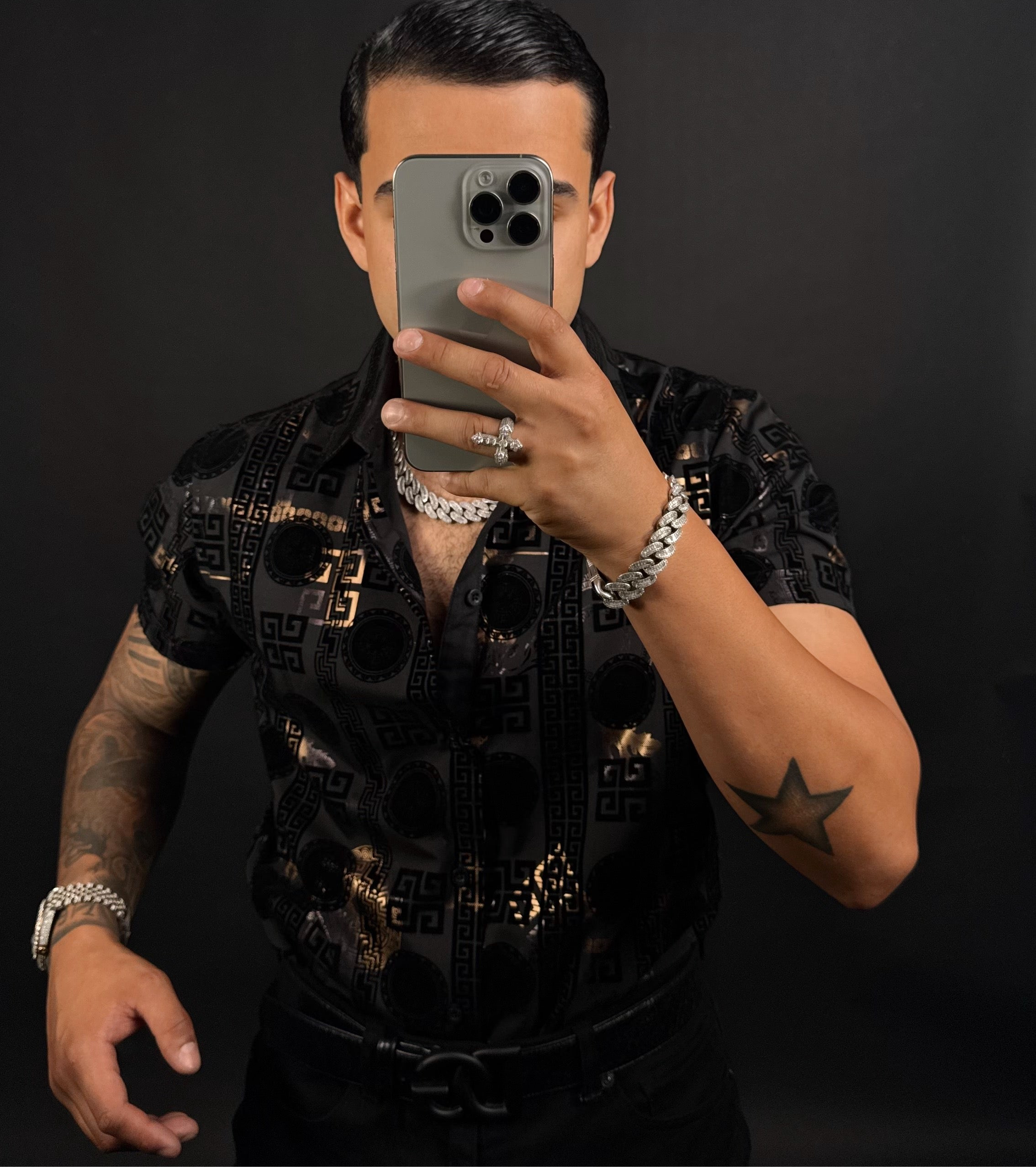 Richy Shirt Short Sleeve Black
