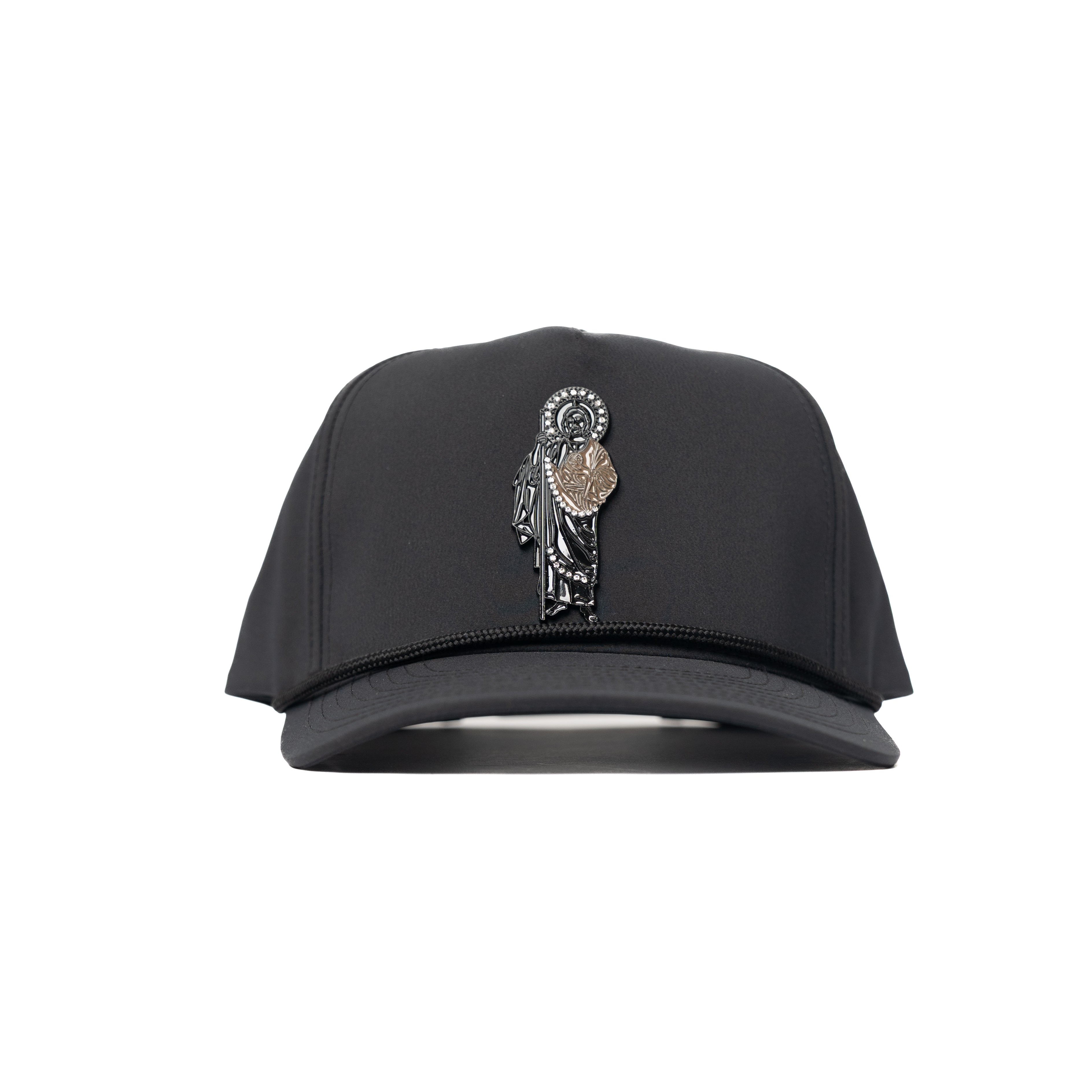 Judas Rhinestone Hat Black
