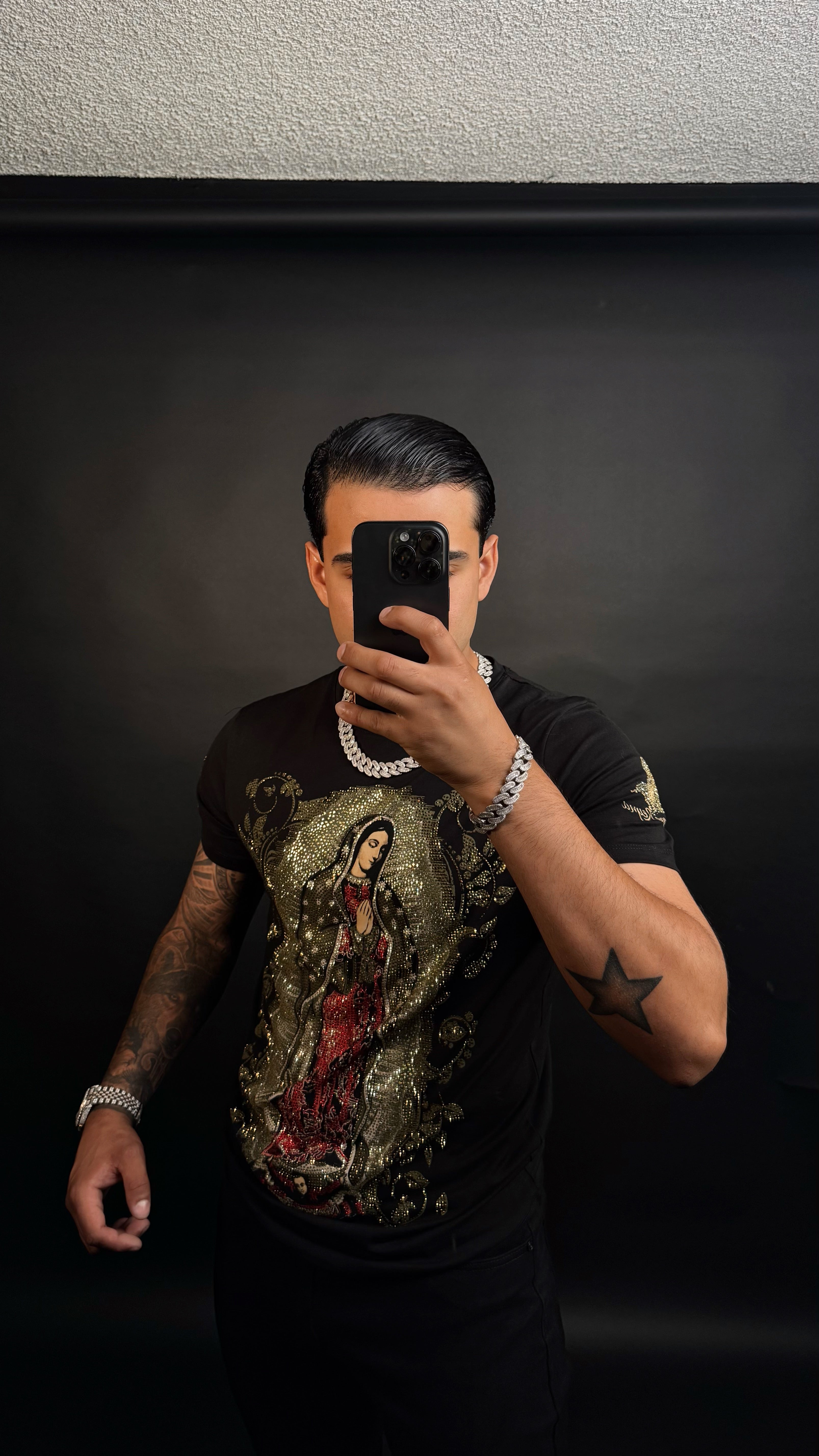 Virgencita Rhinestone tee