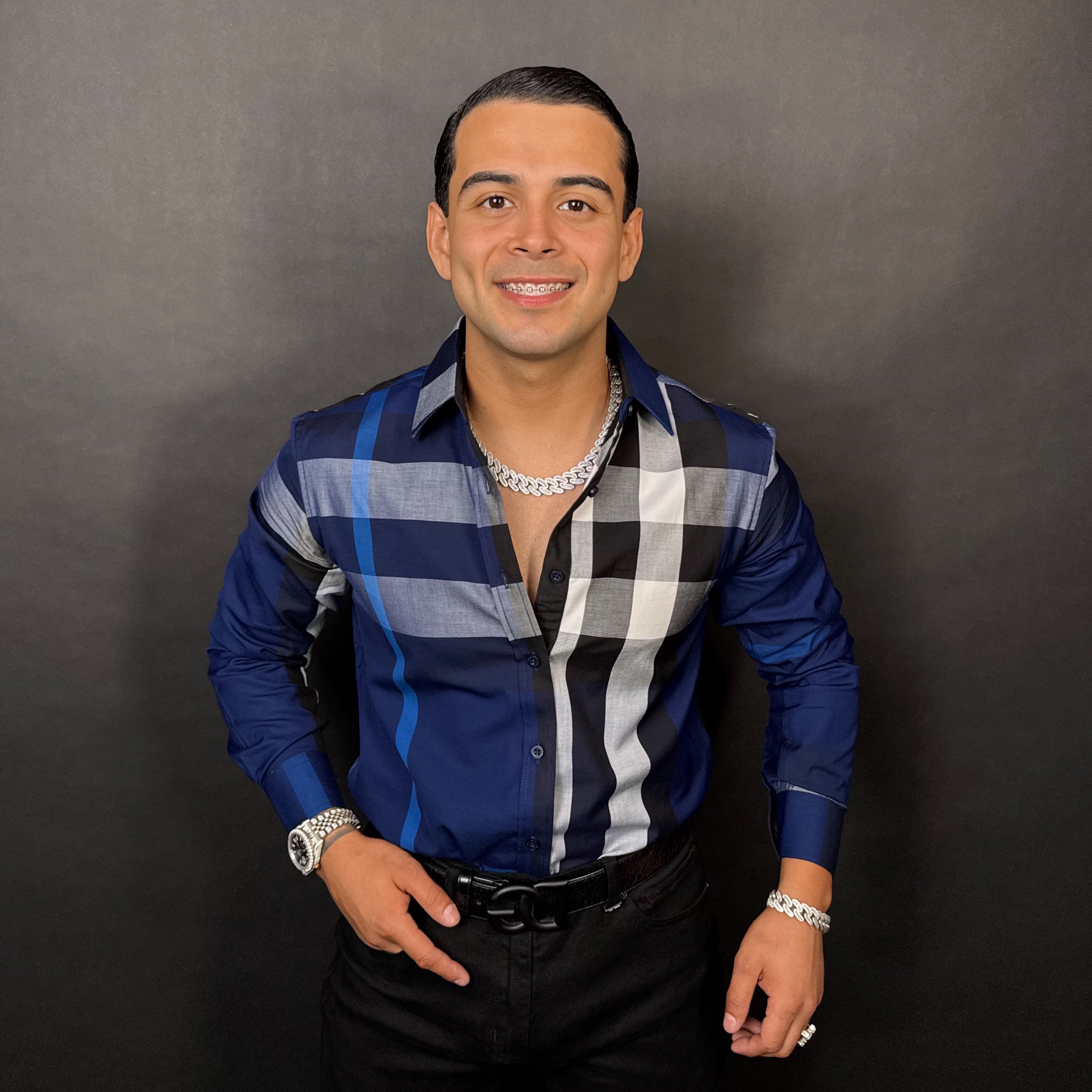 Baldo Shirt Long Sleeve Azul Rey