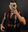 Baldo Short Sleeve Black/Brown