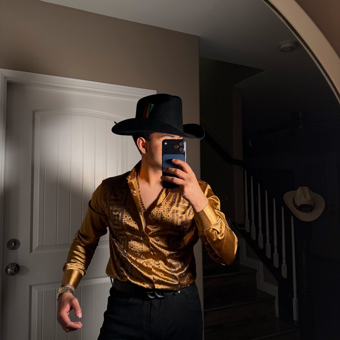 Braulio Rhinestone Shirt