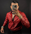Henry Shirt Red
