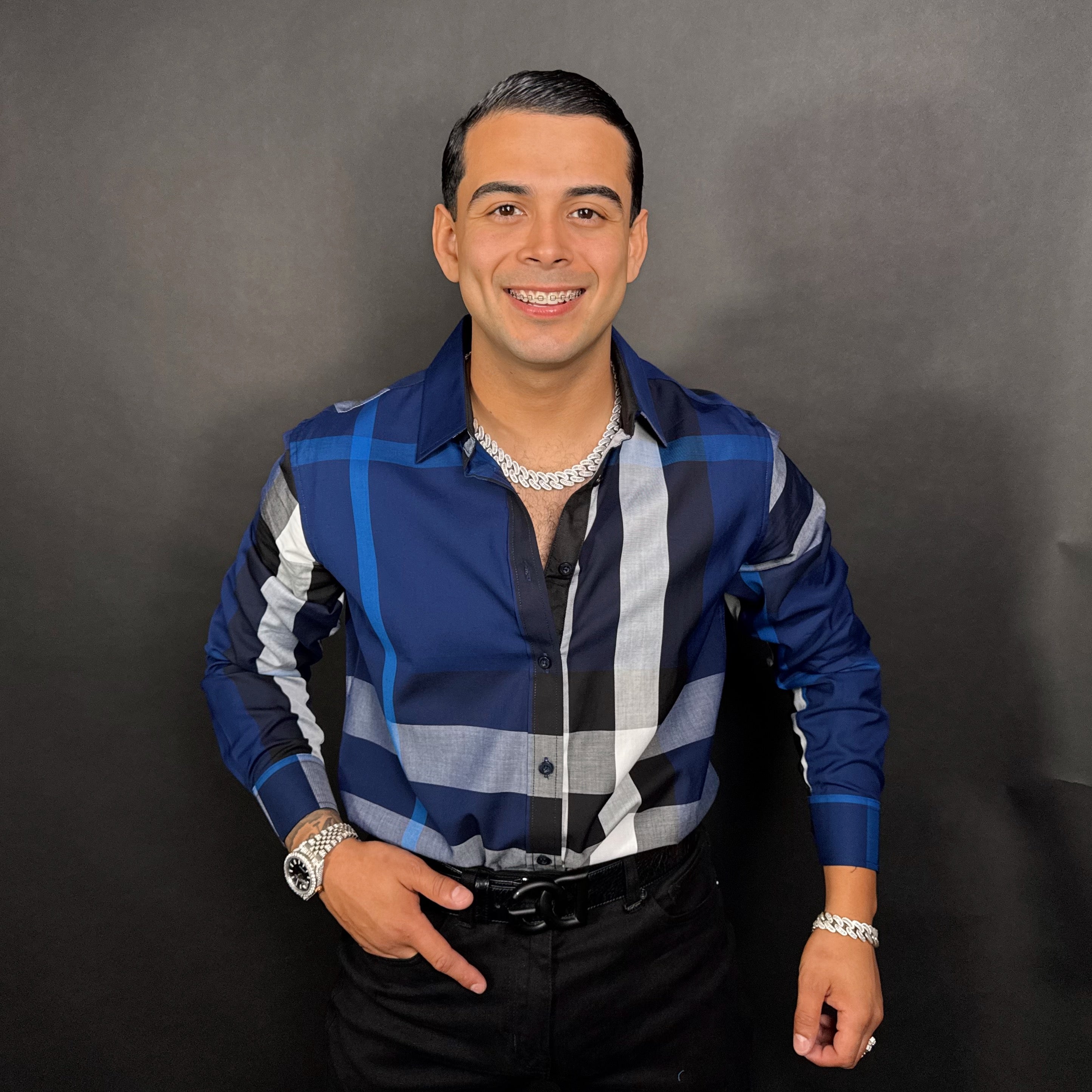 Baldo Shirt Long Sleeve Azul Rey