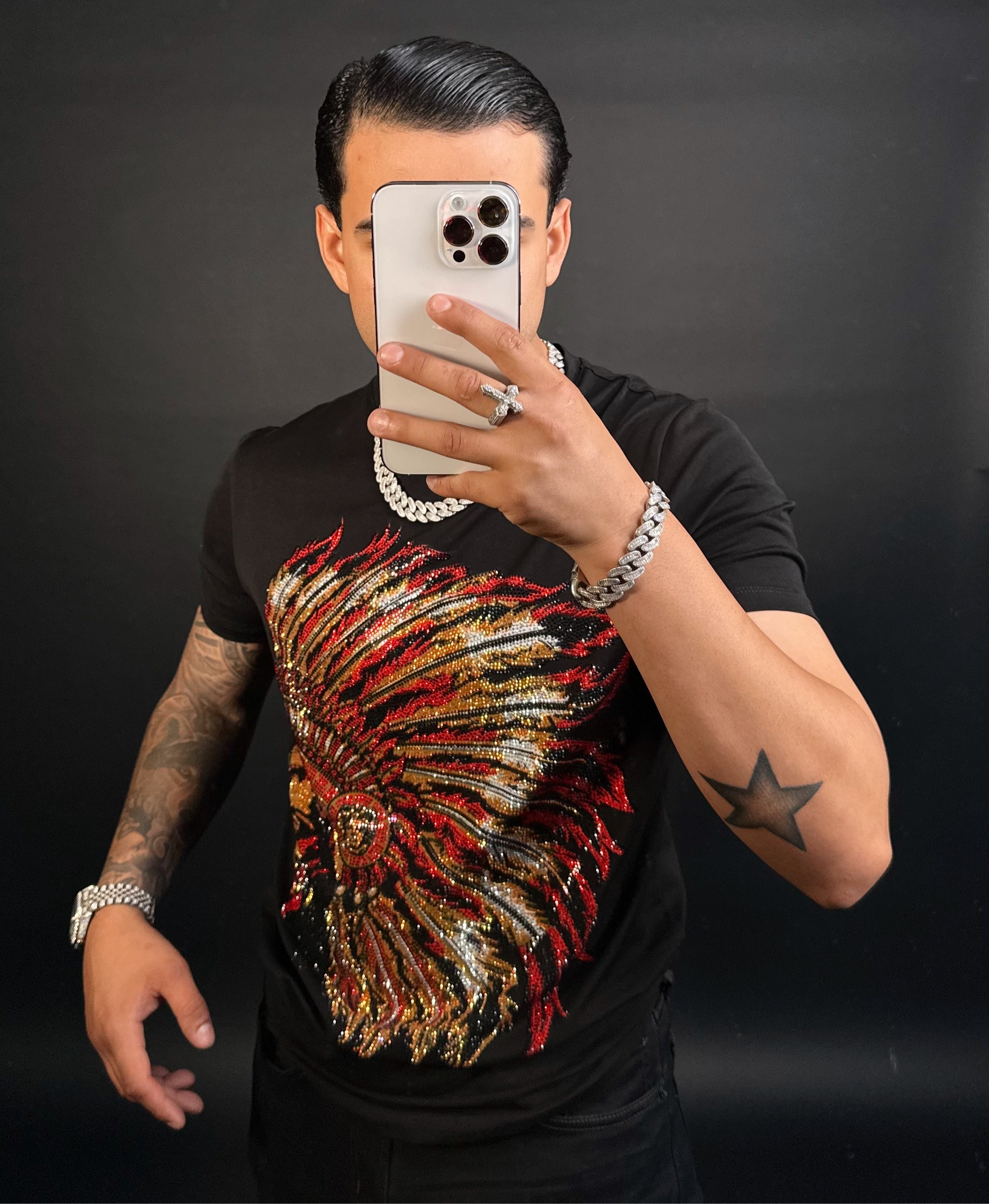 Apache vol.2 Rhinestone tee