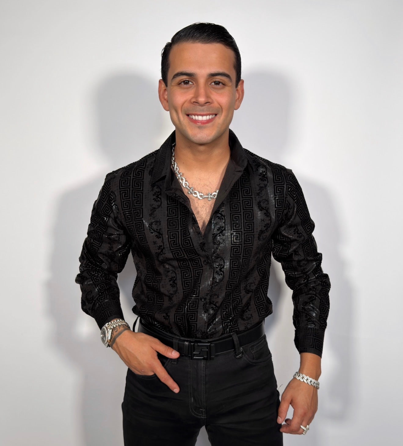 Aquiles Shirt Long Sleeve/Black