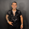Rosas Negras Short sleeve Black