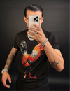 Gallo Giro Rhinestone tee/Black
