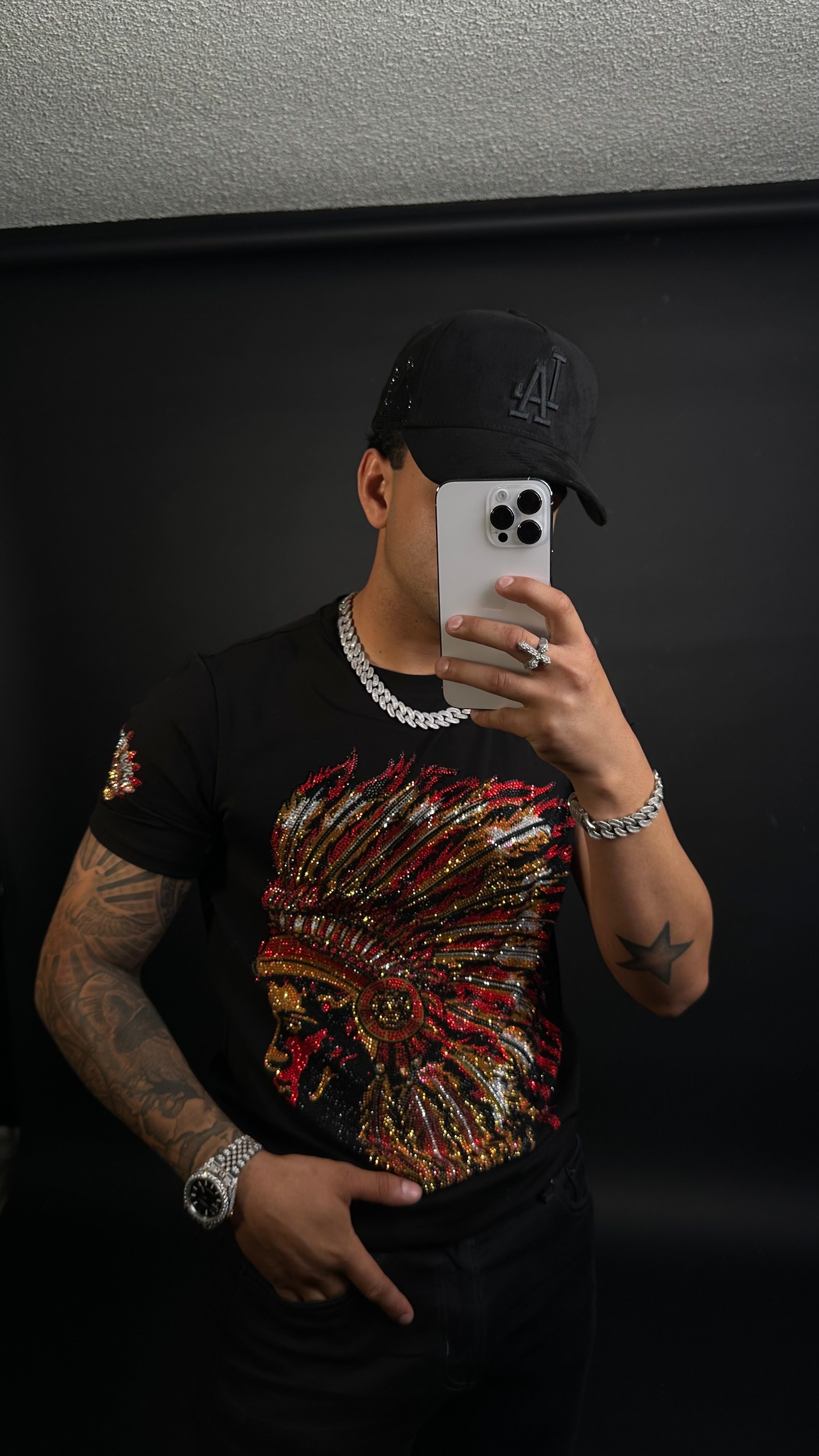 Apache vol.2 Rhinestone tee