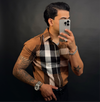 Baldo Shirt Coffe Short Sleeve