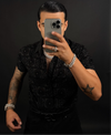Maza Shirt Short Sleeve Black