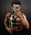 Baldo Shirt Coffe Short Sleeve