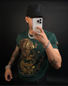 México Rhinestone Tee/Green