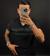 Saúl Rhinestone Polo Black