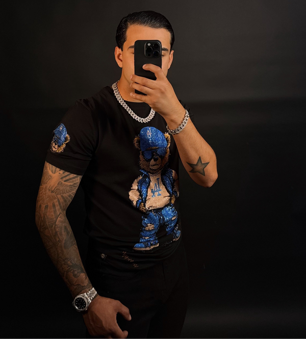 Los Ángeles Bear Rhinestone tee