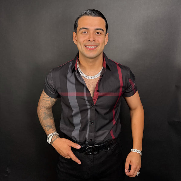Baldo Shirt Short Sleeve Gray
