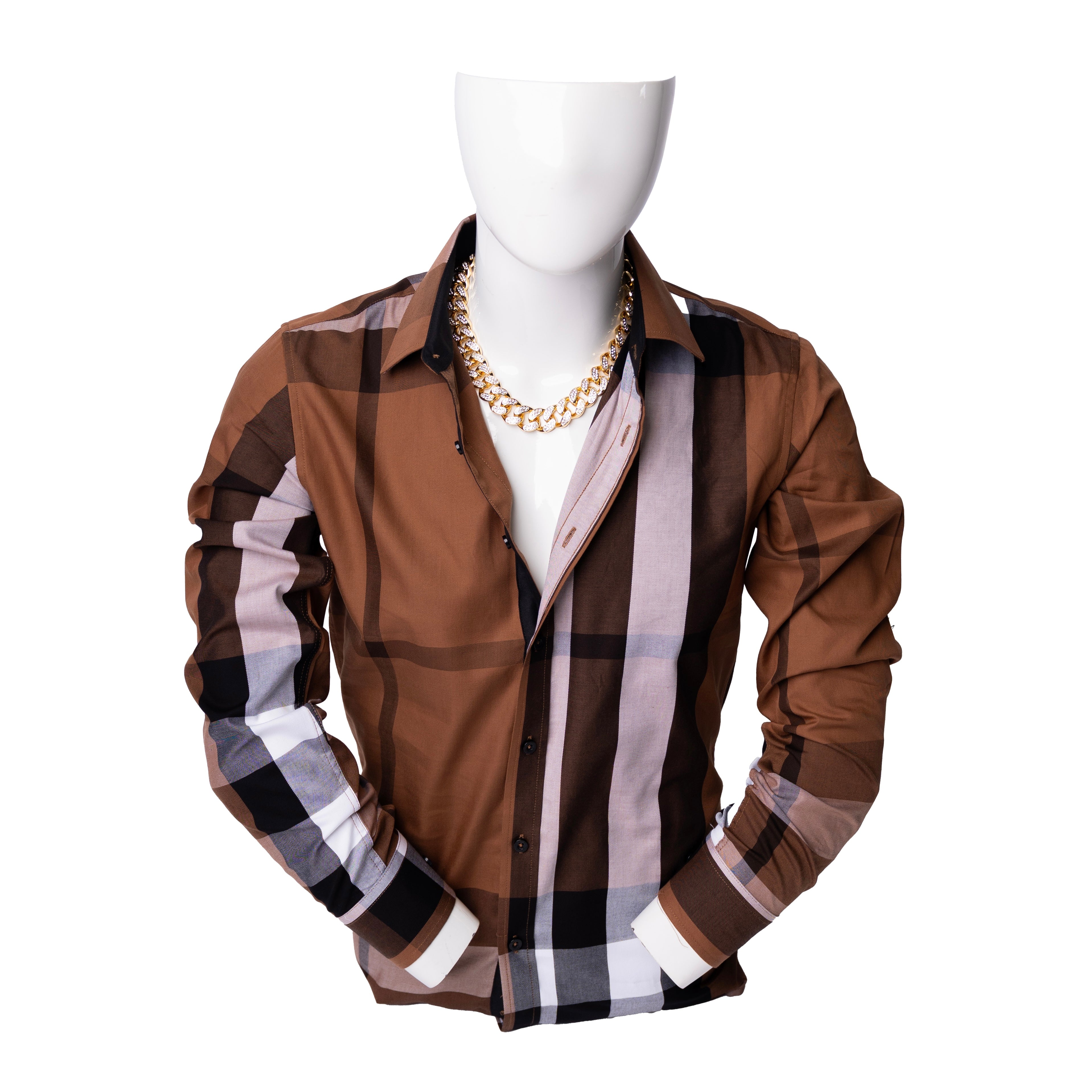 Baldo Shirt Long Sleeve/Coffe