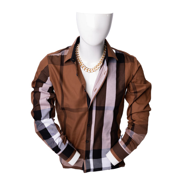 Baldo Shirt Long Sleeve/Coffe