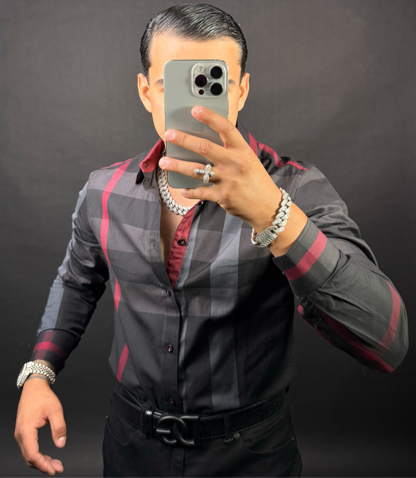 Baldo Long Sleeve Shirt Gray