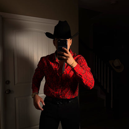 Italiano Shirt Red/Gold