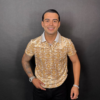 Beto Oro Polo White