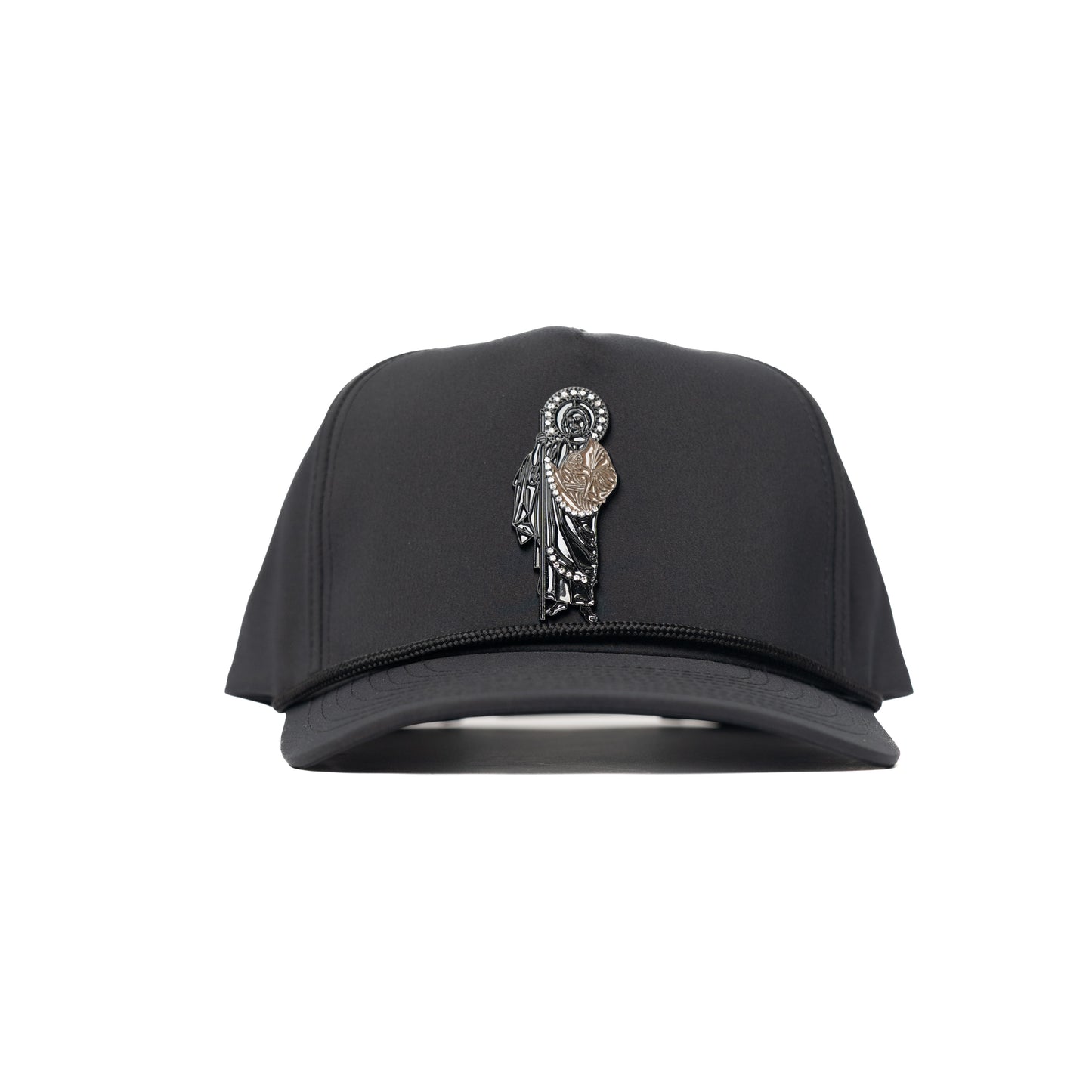 Judas Rhinestone Hat Black