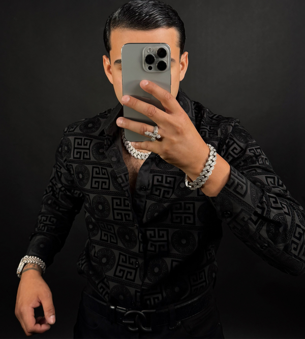Maza Shirt Long Sleeve Black