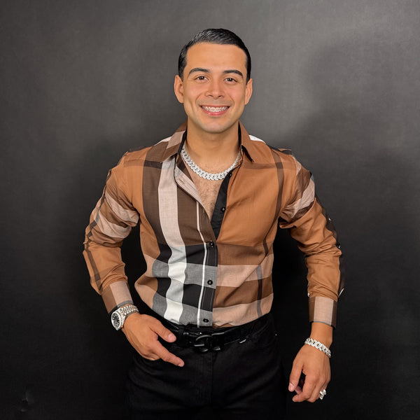 Baldo Shirt Long Sleeve Coffe