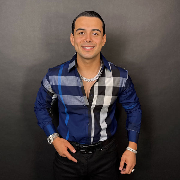 Baldo Shirt Long Sleeve Azul Rey