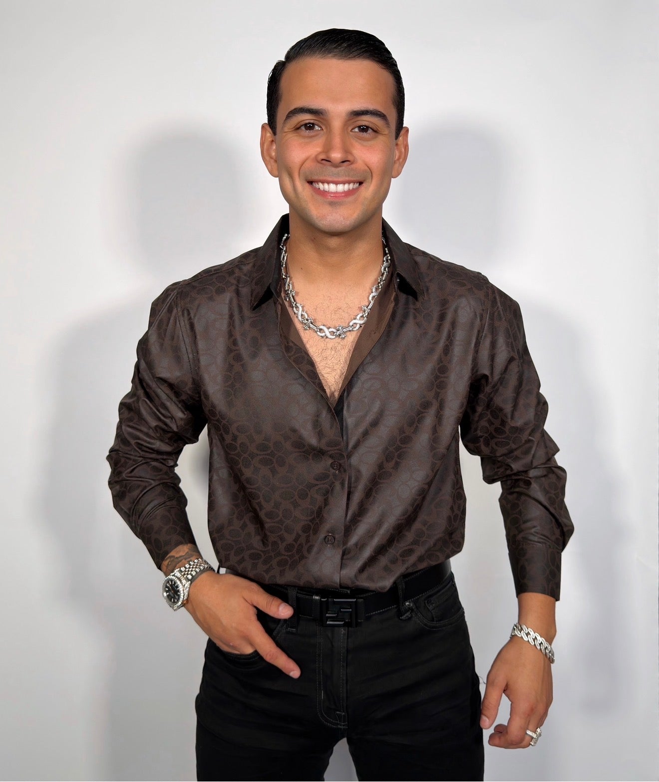 Cuate Shirt Long Sleeve Brown