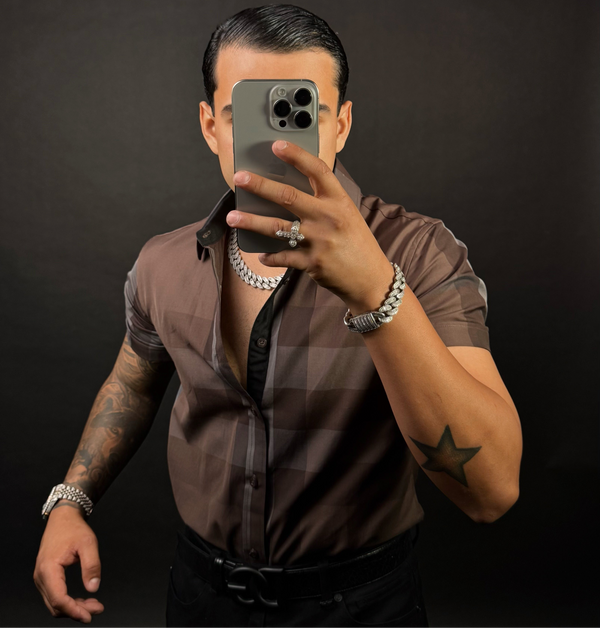 Baldo Short Sleeve Shirt Brown