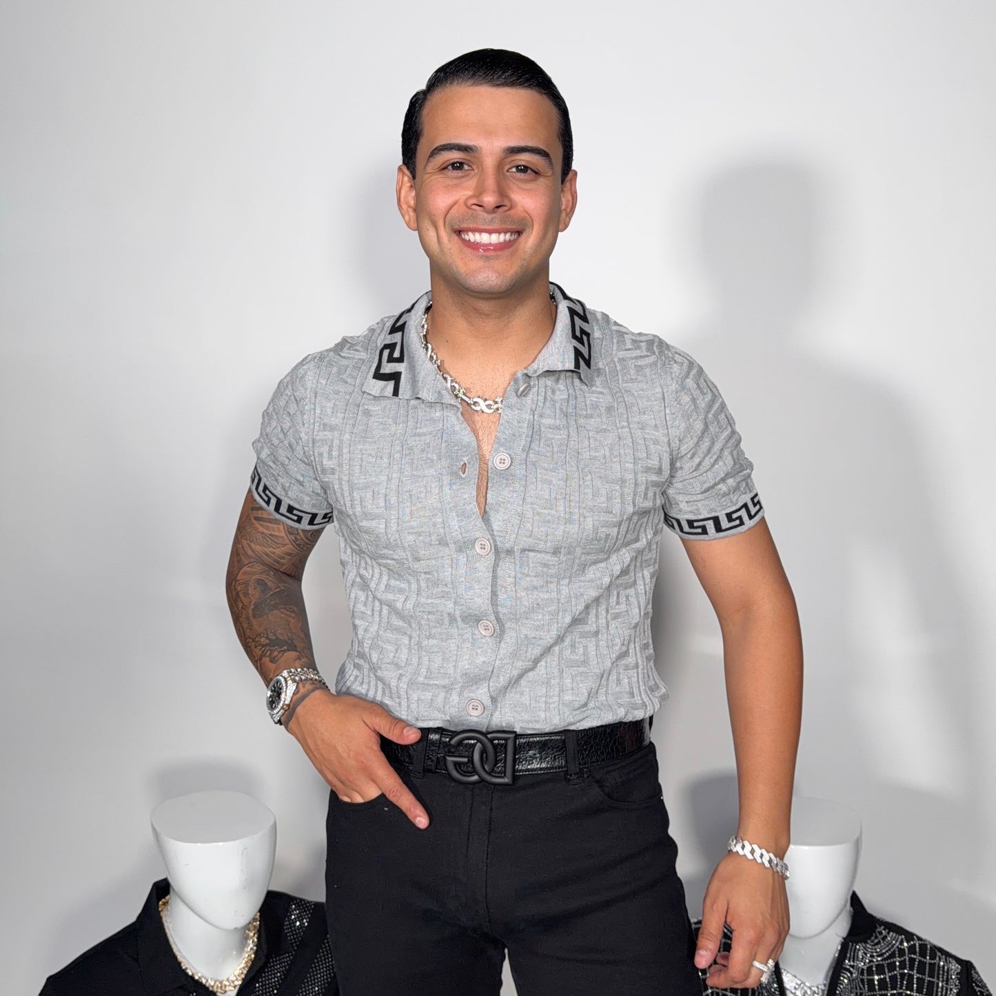 Julian shirt-Gris