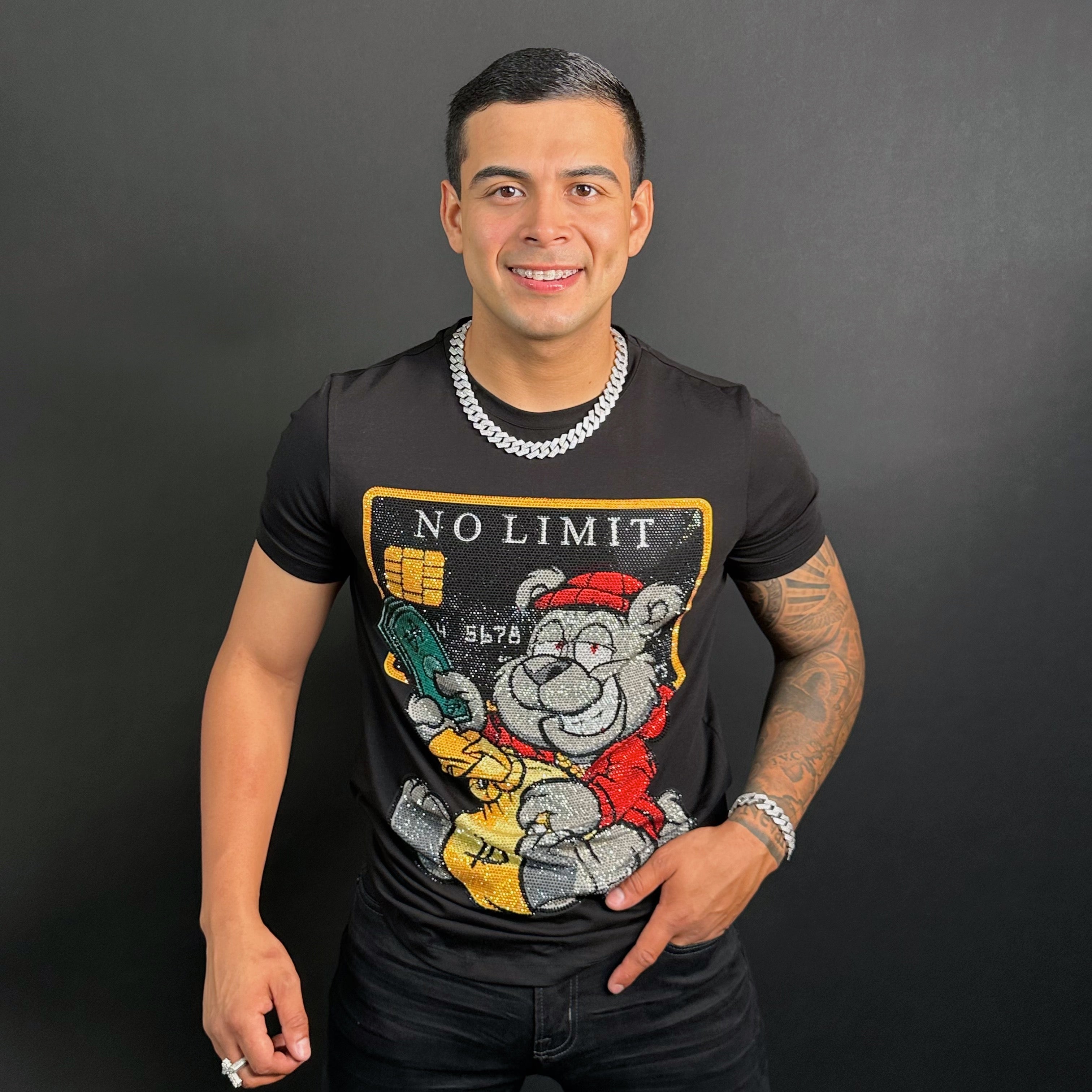 Billete Mata Carita Rhinestone tee