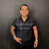 Fabián Rhinestone Polo Black