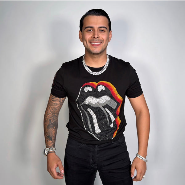 FACK LOVE Rhinestone tee