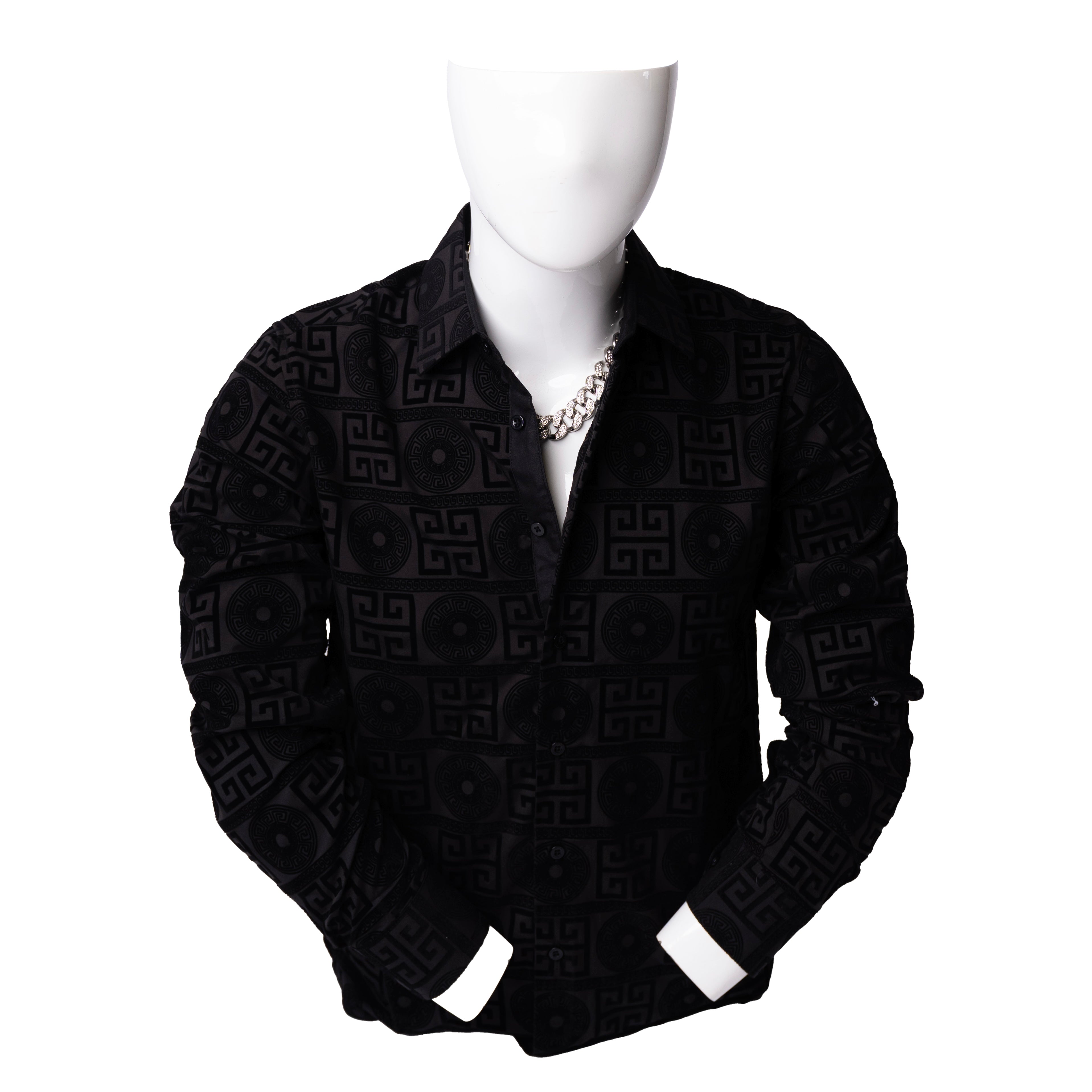 Maza Shirt long sleeve/Black