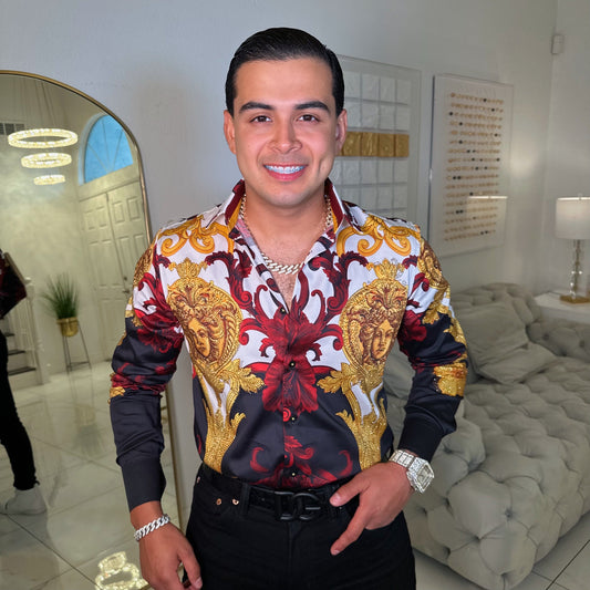 Heriberto rhinestone shirt
