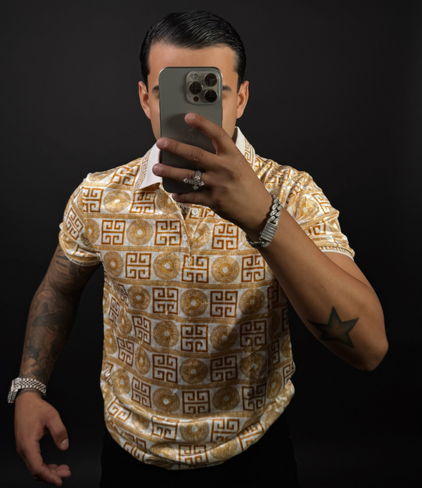 Beto Oro Polo White