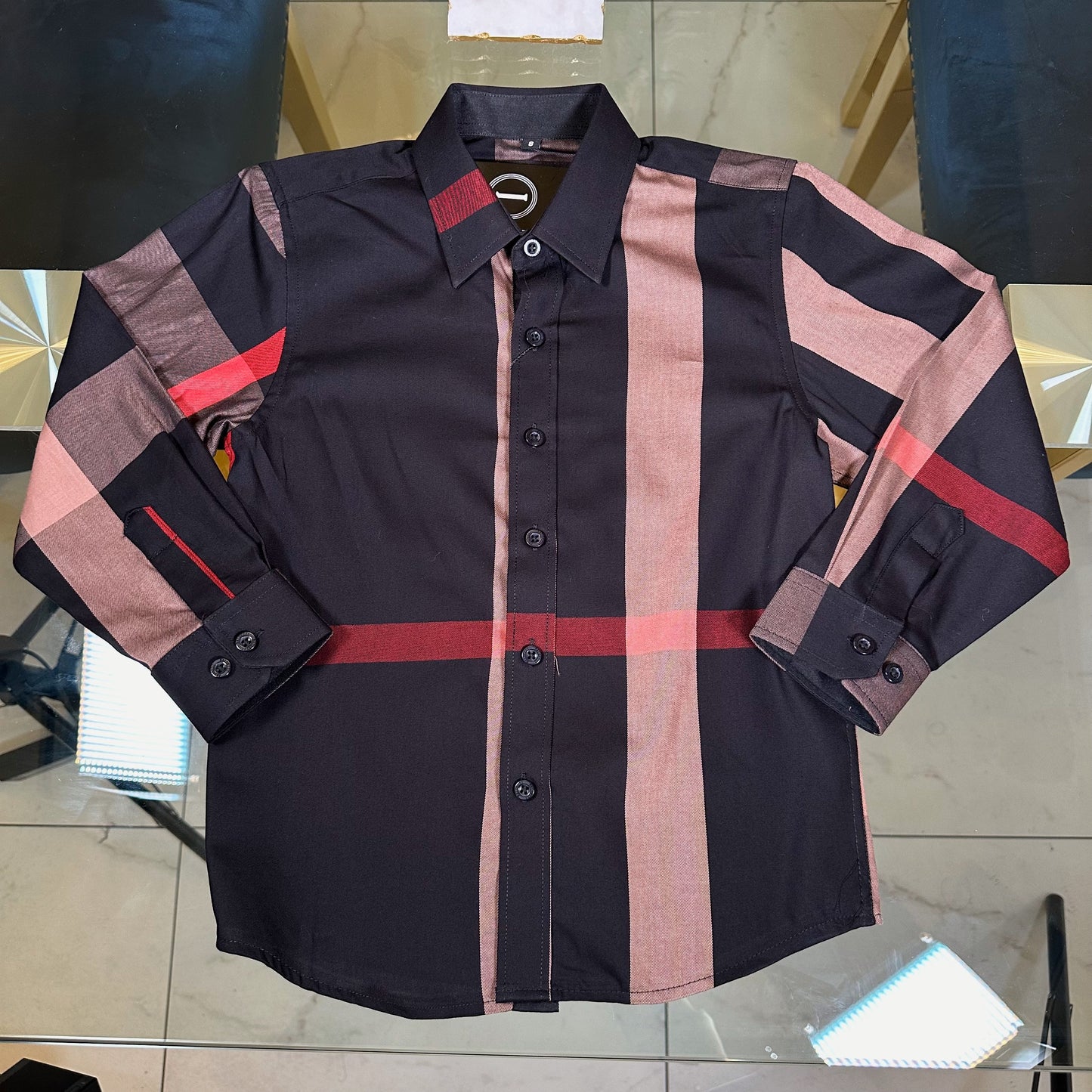 Joaquín vol.4 shirt KIDS Black/Brown