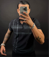 Fabián Rhinestone Polo Black