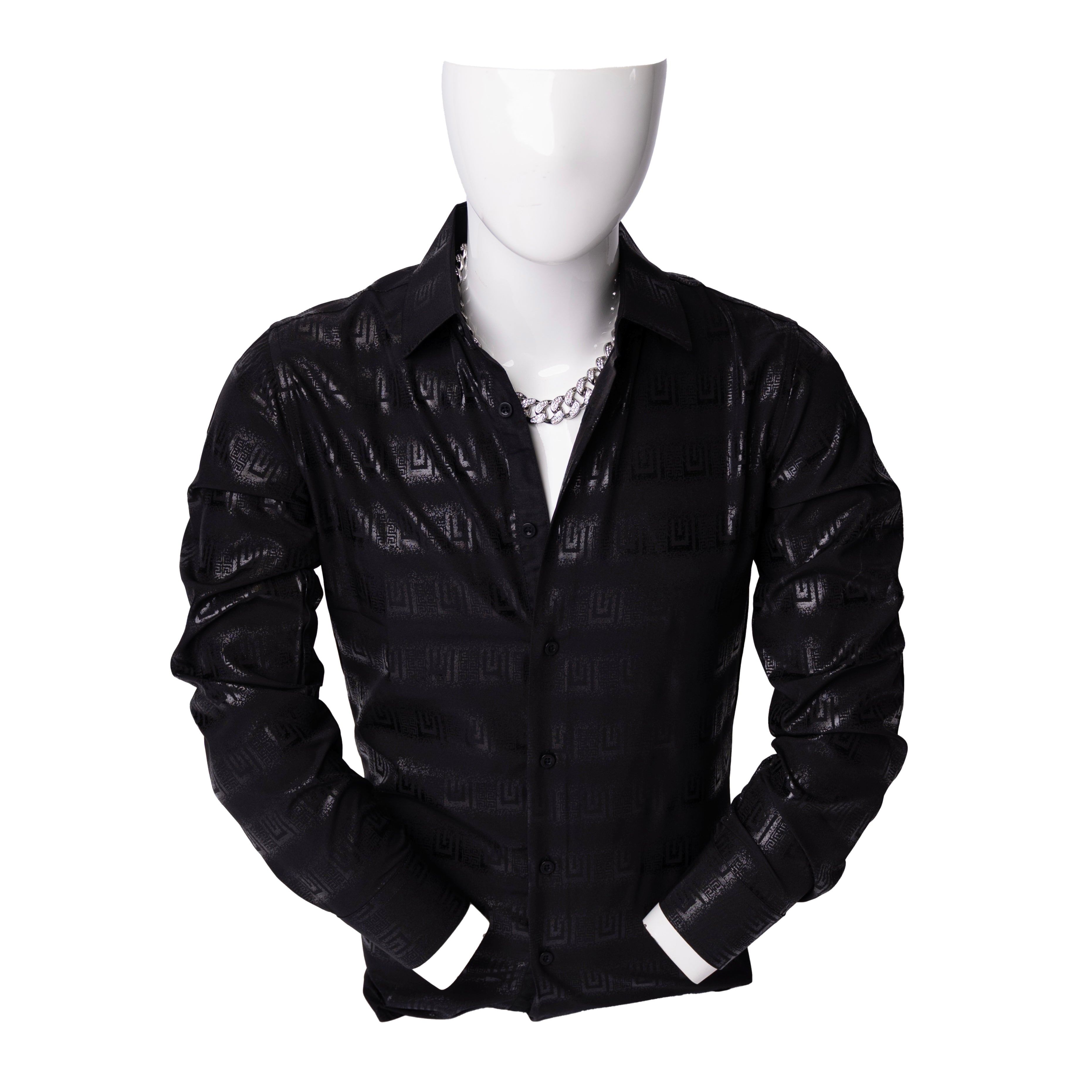 Distressed Shirt Black