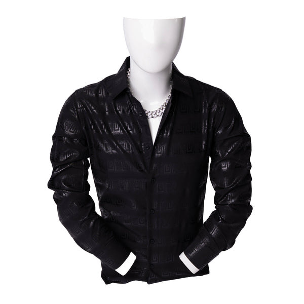 Distressed Shirt Black