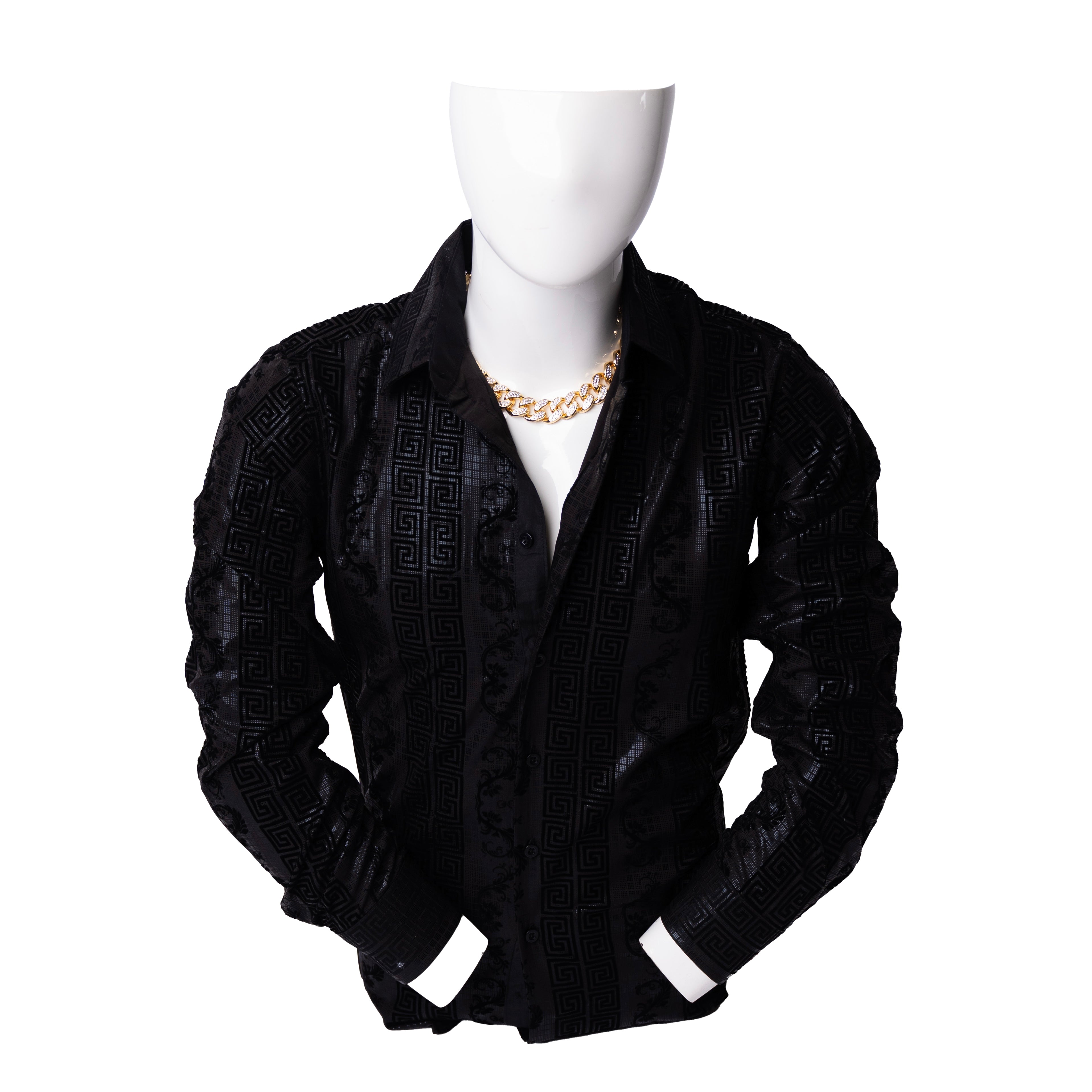 Aquiles Shirt Long Sleeve/Black