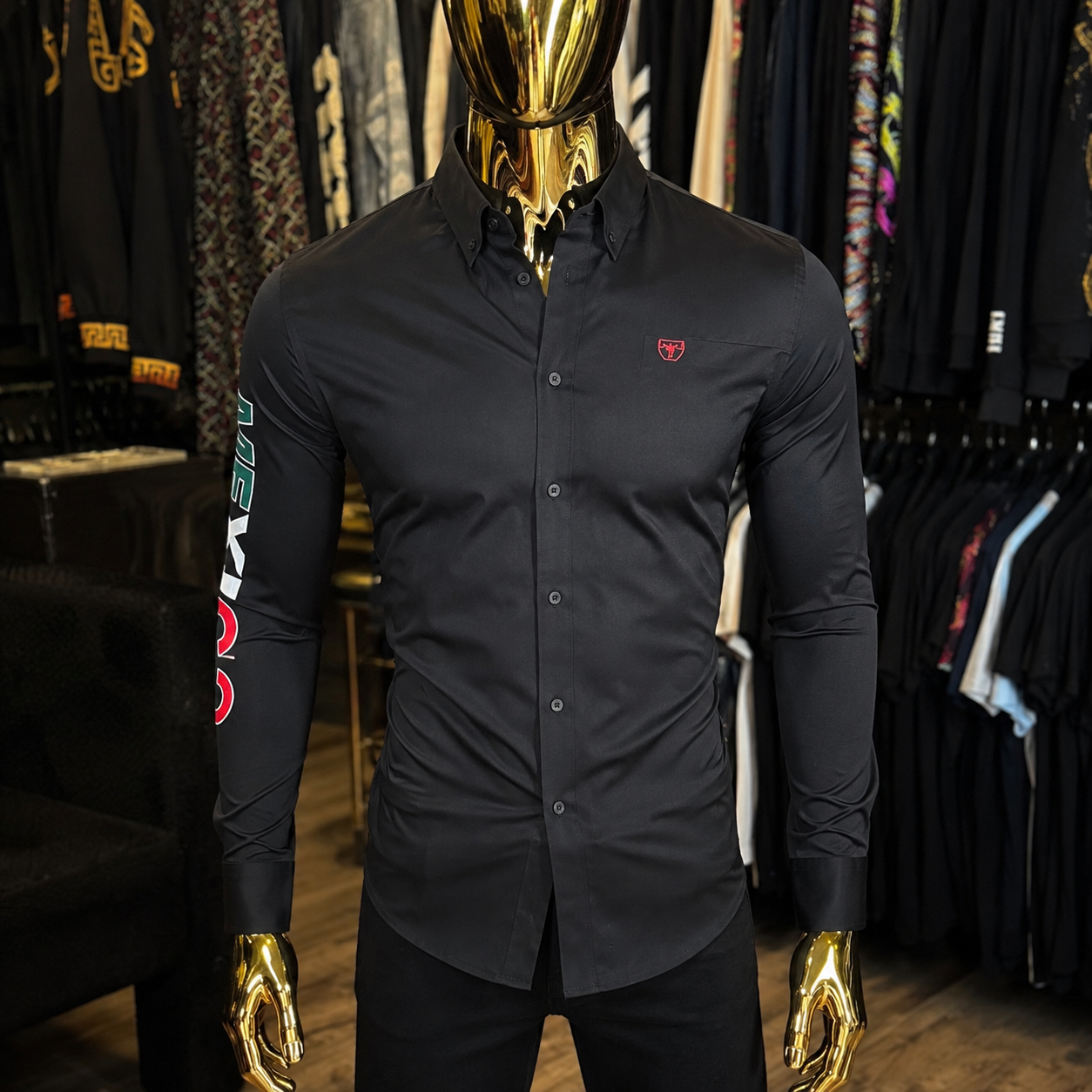 México shirt Black