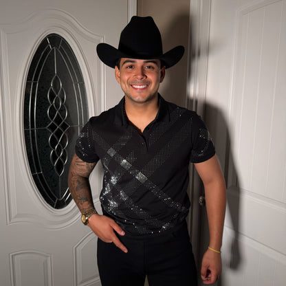 Genardo Rhinestone Polo