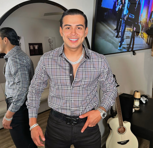 Chema Shirt Long Sleeve/Gray