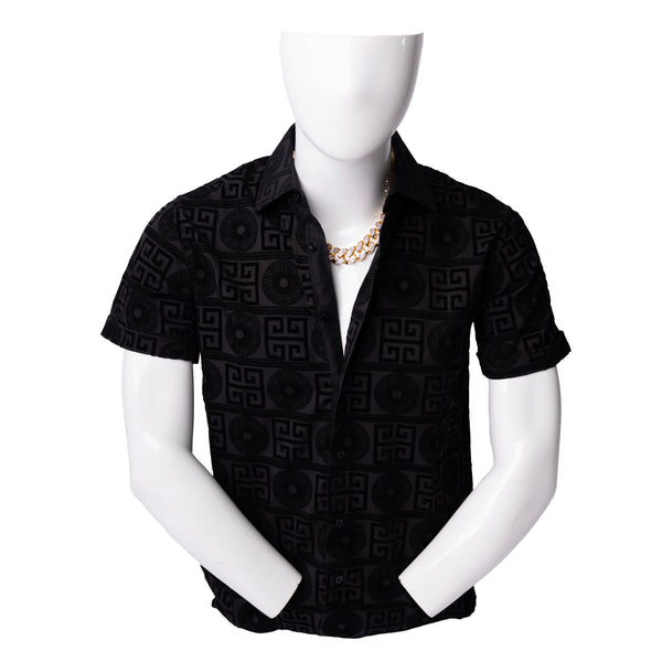 Maza Shirt Short Sleeve/Black