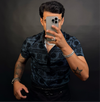 Efraín Short Sleeve Navy Shirt