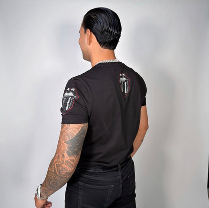 FACK LOVE Rhinestone tee